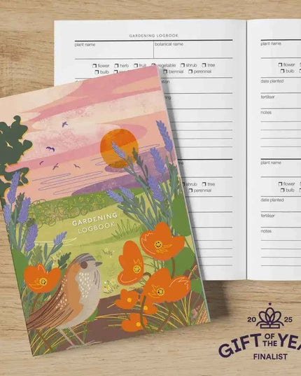 Gardening logbook - planting journal summer haze cover