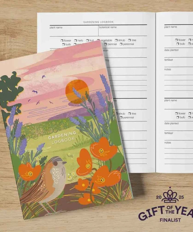 Gardening logbook - planting journal summer haze cover