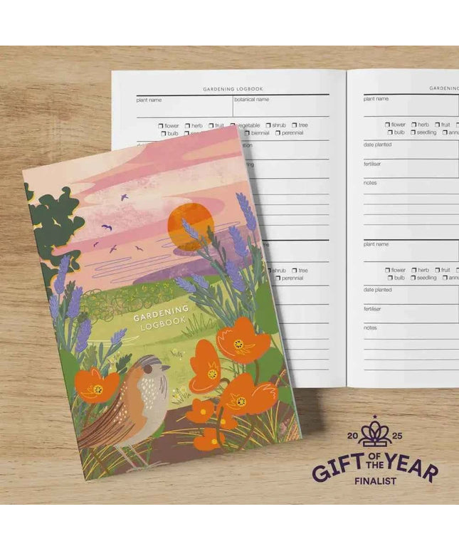 Gardening logbook - planting journal summer haze cover