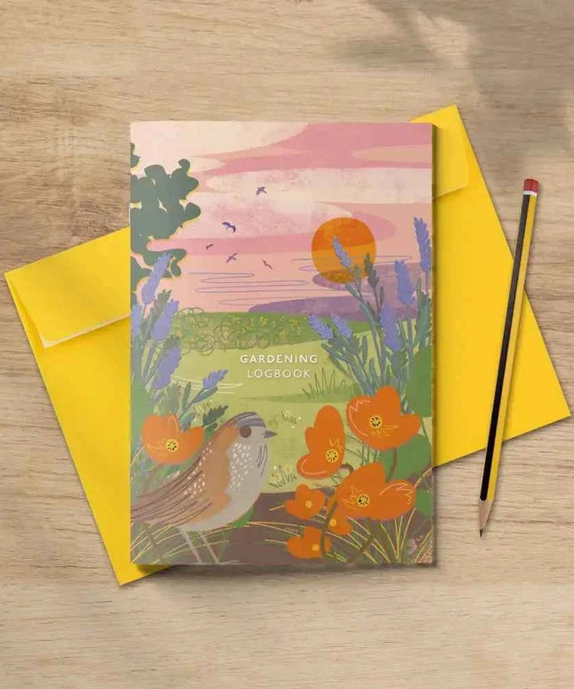 Gardening logbook - planting journal summer haze cover