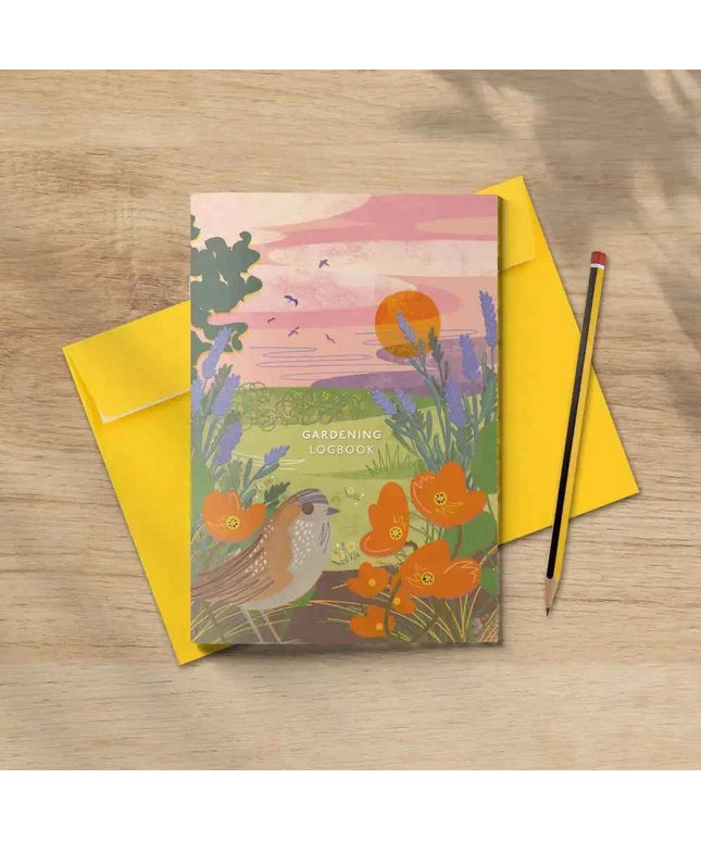 Gardening logbook - planting journal summer haze cover