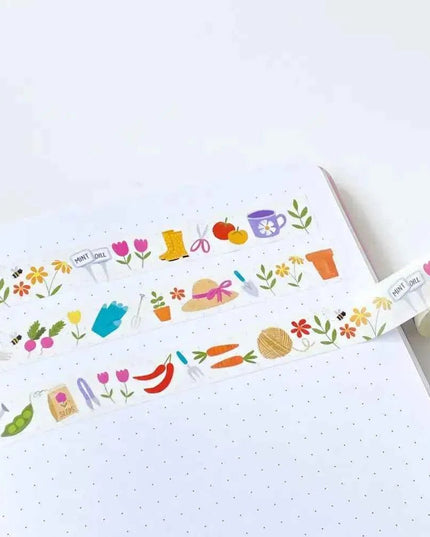 Washi Tape - Gardening Themed Tape