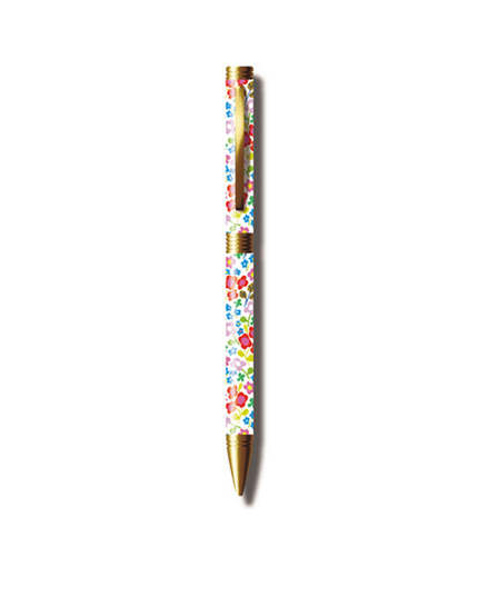 Gift Pen Set of 3 - Flowers Stationery Bright