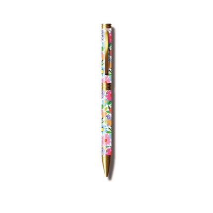 Gift Pen Set of 3 - Flowers Stationery Bright