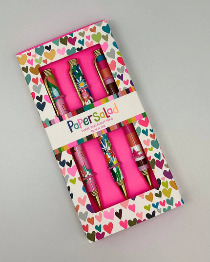 Gift Set of 3 Pens - Paper Salad Stationery