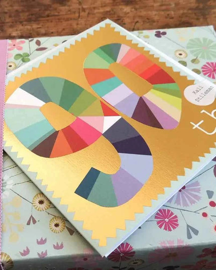 Gold Foiled Ninety Birthday Card