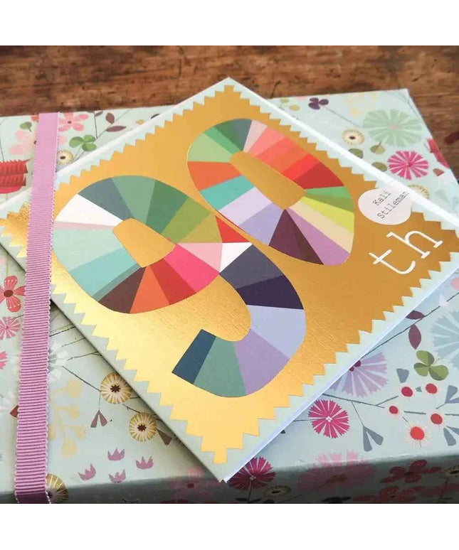 Gold Foiled Ninety Birthday Card
