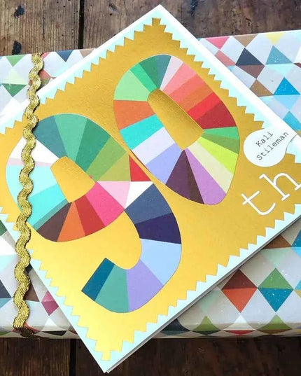Gold Foiled Ninety Birthday Card