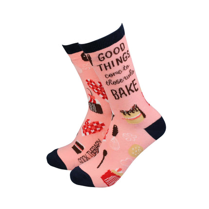 Good things come to those who Bake - Women's Bamboo Socks
