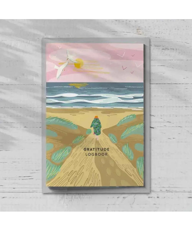 Gratitude Logbook - Over the Dunes Cover