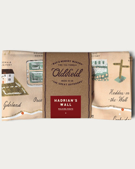 Hadrian's Wall Tea Towel