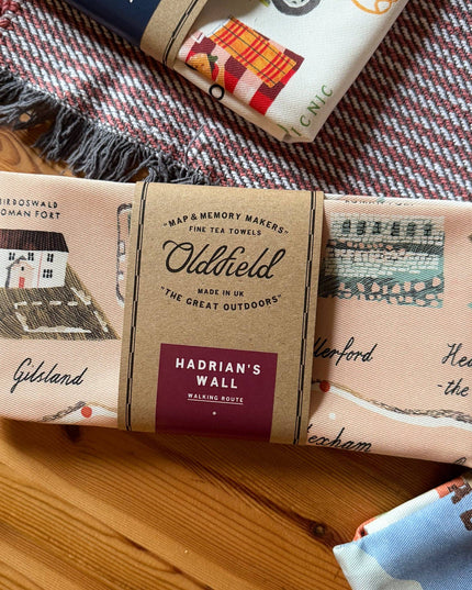 Hadrian's Wall Tea Towel