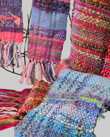 Handwoven scarves
