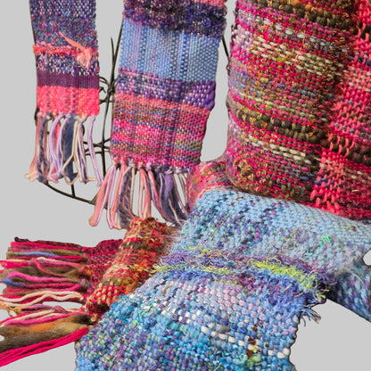 Handwoven scarves