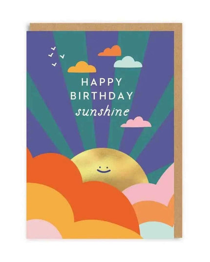 Happy Birthday Sunshine Greeting Card