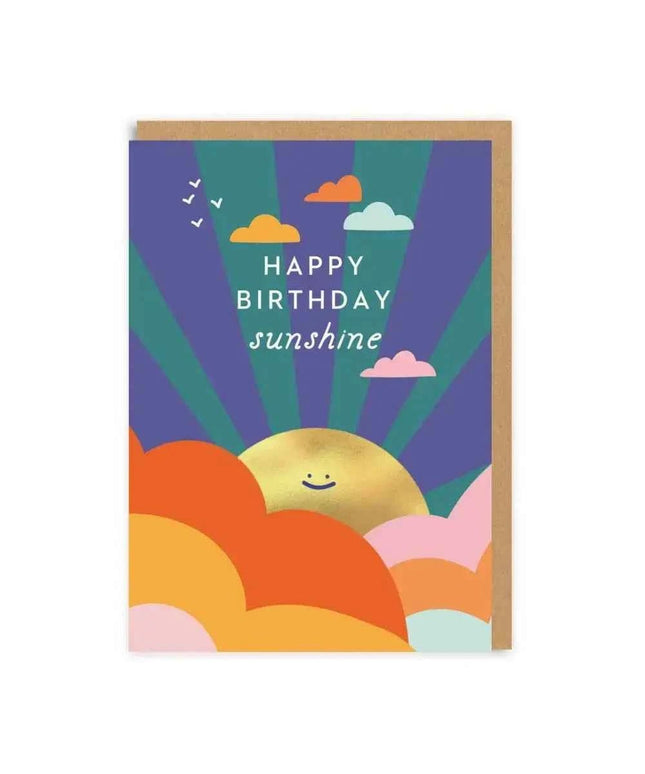Happy Birthday Sunshine Greeting Card
