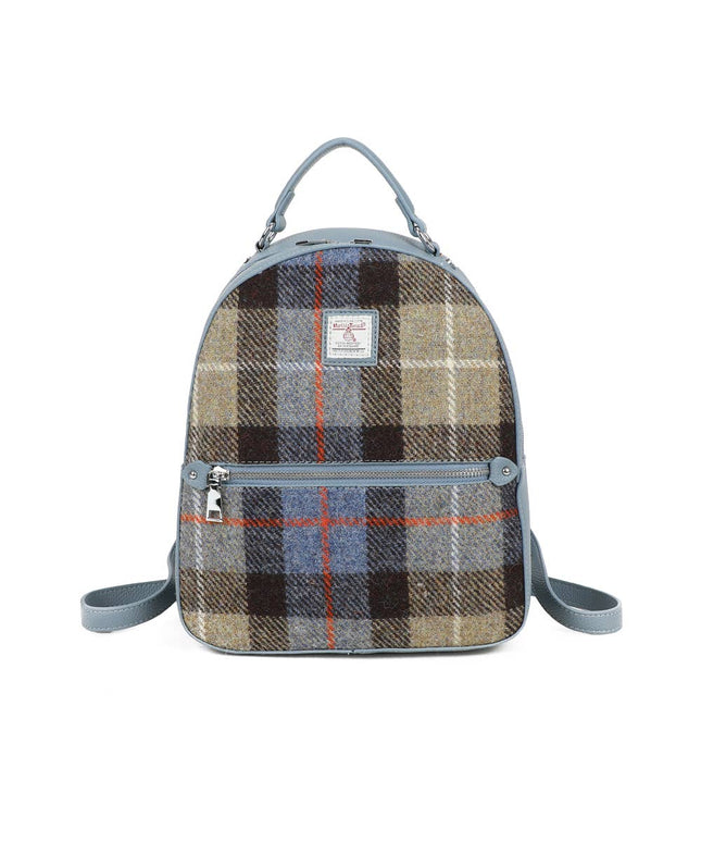 Harris Tweed Buchanan Backpack Blue/Black