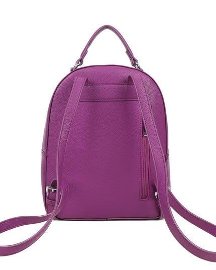 Harris Tweed Pink Backpack - Scottish Wool Rucksack | Strathurie UK