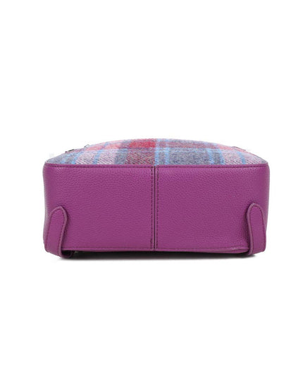 Harris Tweed Pink Backpack - Scottish Wool Rucksack | Strathurie UK