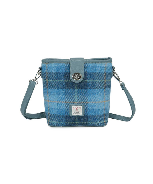 Harris Tweed Skye Blue Shoulder Bag - Blue