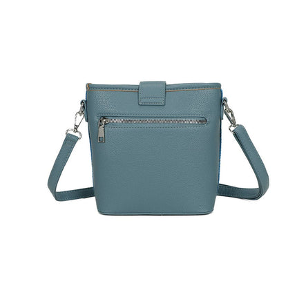 Harris Tweed Skye Blue Shoulder Bag - Blue