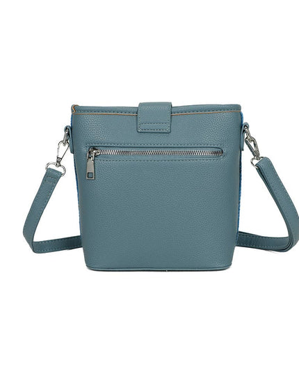 Harris Tweed Skye Blue Shoulder Bag - Blue
