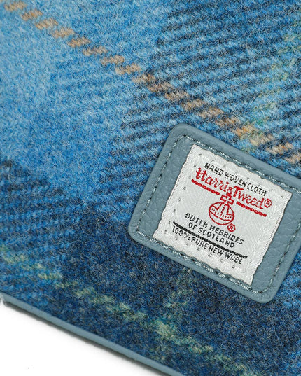 Harris Tweed Skye Blue Shoulder Bag - Blue