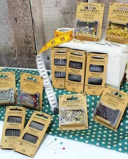 Heritage Embroidery Needles - Sizes 3 to 9 - pack of 18