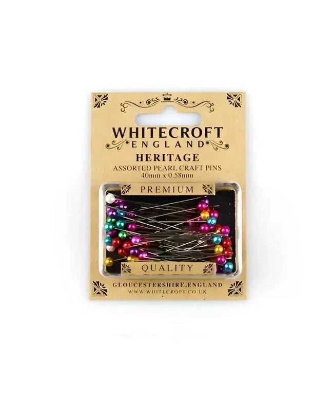 Heritage Pearl Head Pins Assorted colours