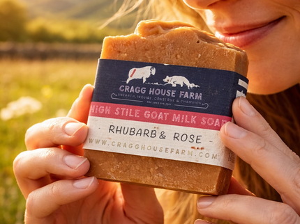 Various Beautiful Soaps - High Stile Goat Milk Soap Rhubarb & Rose