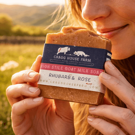 Various Beautiful Soaps - High Stile Goat Milk Soap Rhubarb & Rose