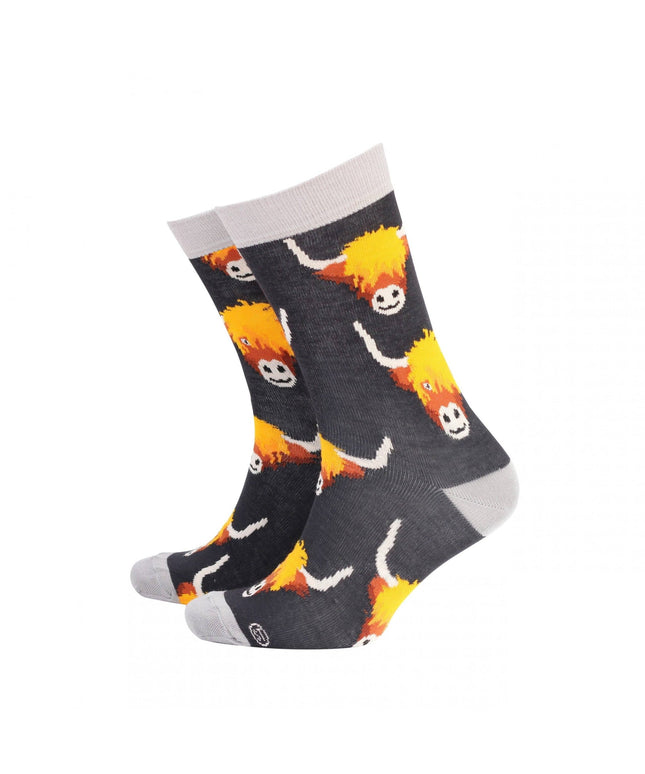 Highland Cows - Mens Bamboo Socks