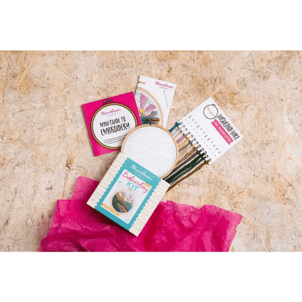 Highland Hike Mini Embroidery Kit | Complete Craft Kit for Beginners