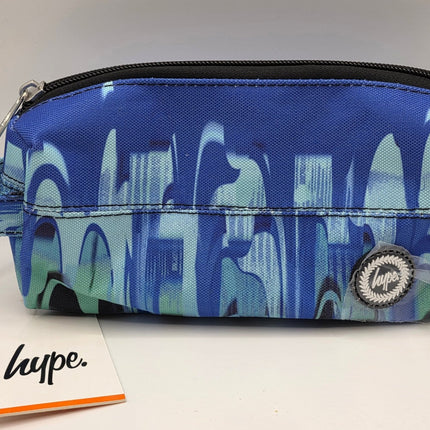 Hype Pencil Case - Blue Paint Flow