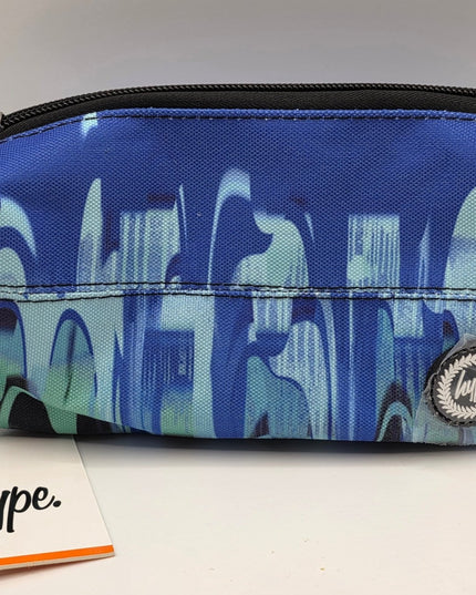 Hype Pencil Case - Blue Paint Flow