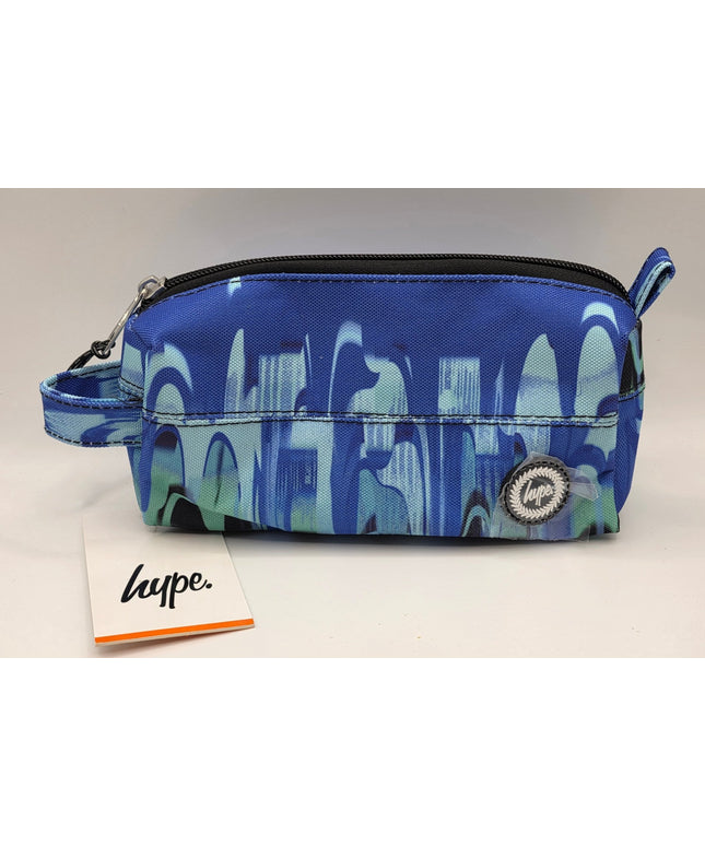 Hype Pencil Case - Blue Paint Flow