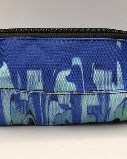 Hype Pencil Case - Blue Paint Flow