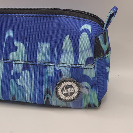 Hype Pencil Case - Blue Paint Flow