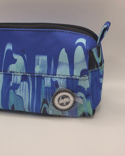 Hype Pencil Case - Blue Paint Flow