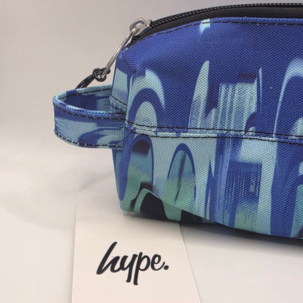 Hype Pencil Case - Blue Paint Flow