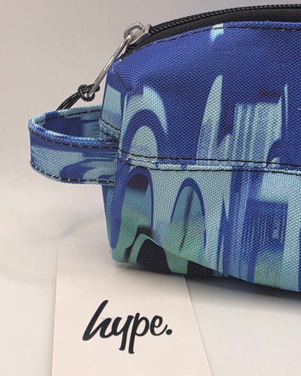 Hype Pencil Case - Blue Paint Flow