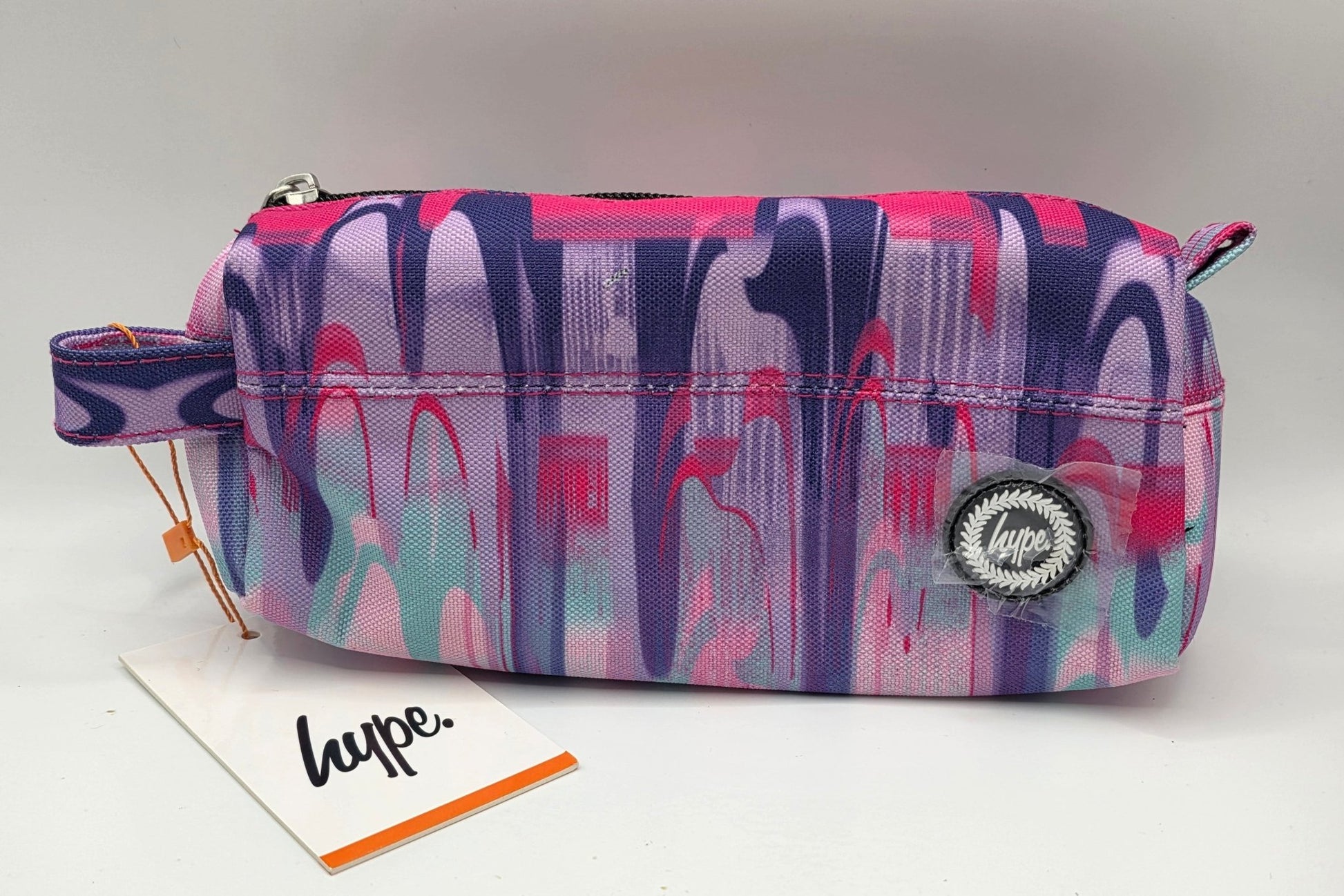 Hype Pencil Case - Pink Paint Flow