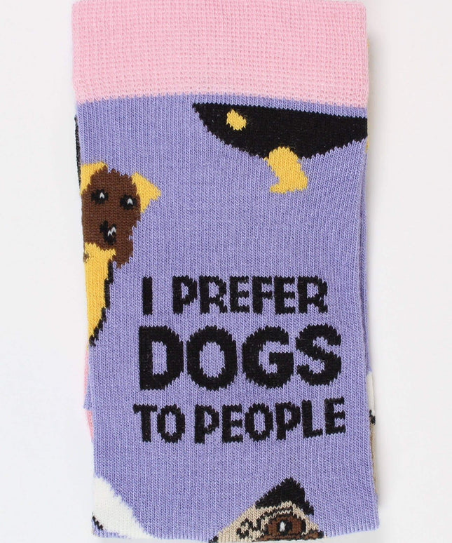 I prefer dogs to people - Women's Bamboo Socks