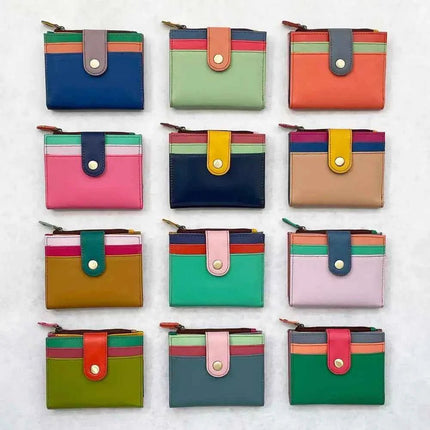 Iman Recycled Leather Small Clutch Purse