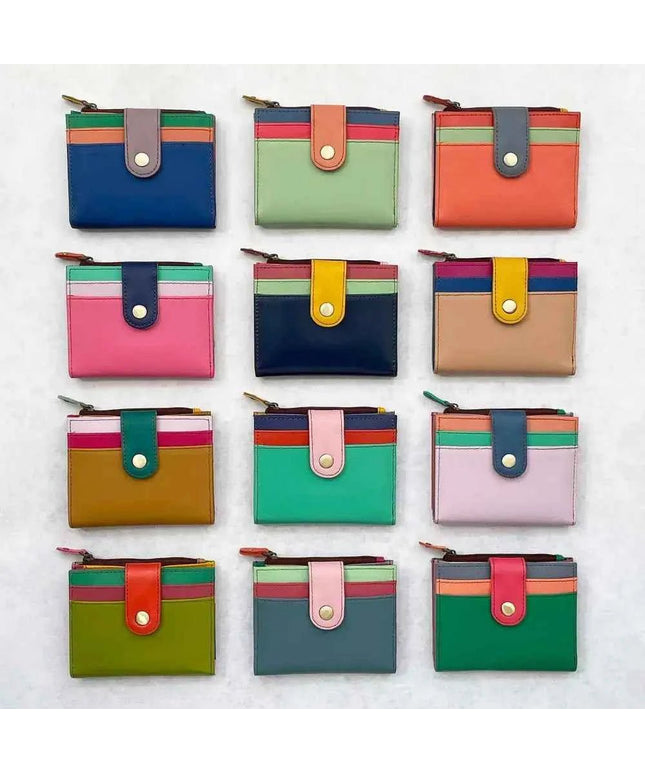 Iman Recycled Leather Small Clutch Purse