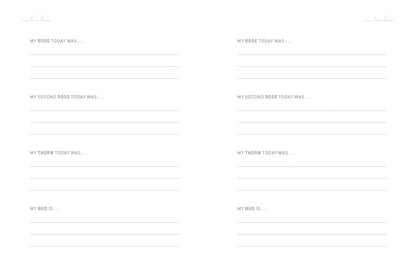 Two Minute Evenings - A Journal to Wind Down Your Day with Intention (Diary or Journal) - The Red Squirrel