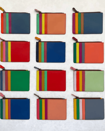 Kanga Recycled Leather Card Purse