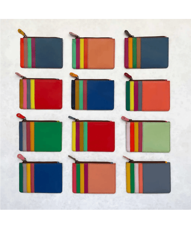 Kanga Recycled Leather Card Purse