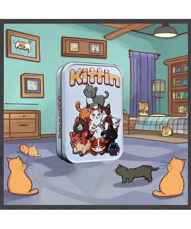 Kittin Board Game. A family game for 2-8 Players.