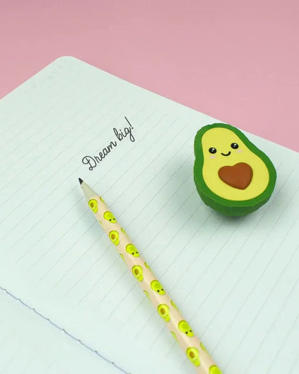 Legami Avocado Eraser - Let's Avocuddle